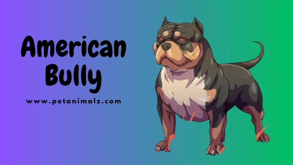 American bully breathing