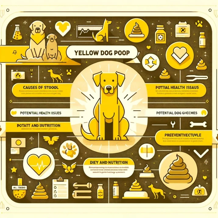 yellow dog poop